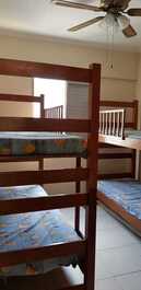 Ático en la playa de Enseada - Guarujá para 12 personas