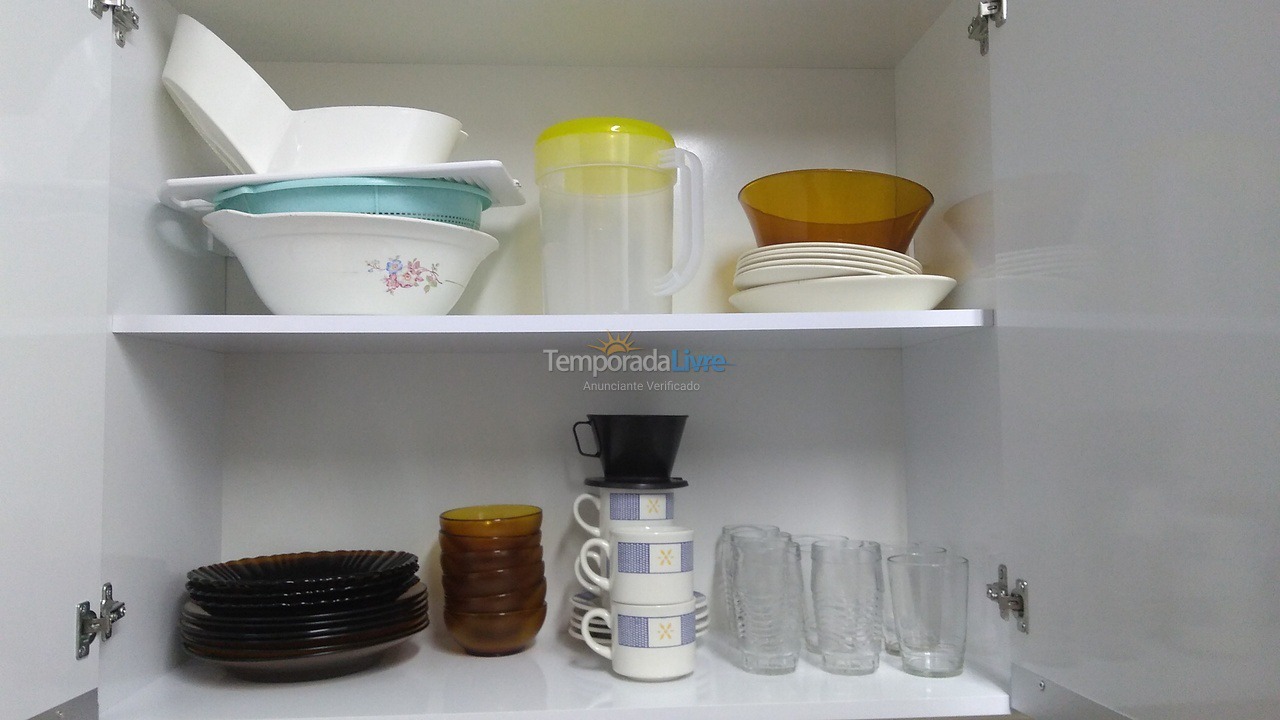 Apartamento para aluguel de temporada em Praia Grande (Vila Tupi)