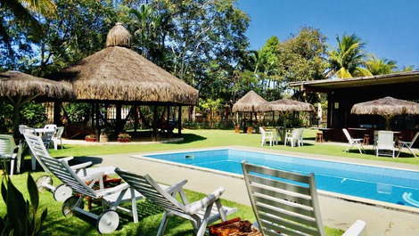 Chácara Meaípe Guarapari 11Suítes Ar Frigobar Tv Piscina Churrasqueira