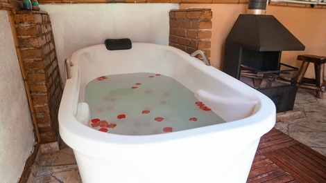 Fim de tarde com um banho de imersão 