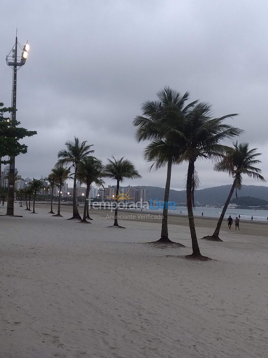 Apartamento para aluguel de temporada em Santos (Gonzaga)