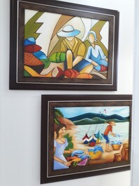 Decoração no corredor