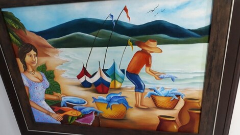 Quadro do corredor pesca