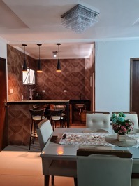 Sala de estar e jantar