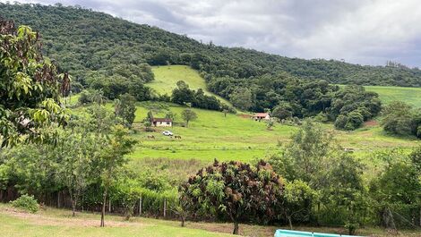 Vista das montanhas.