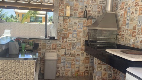 Pia e balcão e freezer horizontal 