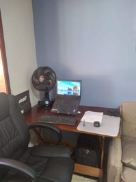 Outro ângulo do seu "beach office"!