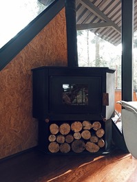 A lareira dupla combustão