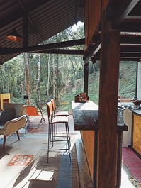 Outra vista do balcão