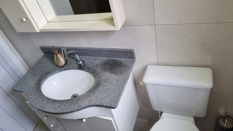 Banheiro quarto suíte 