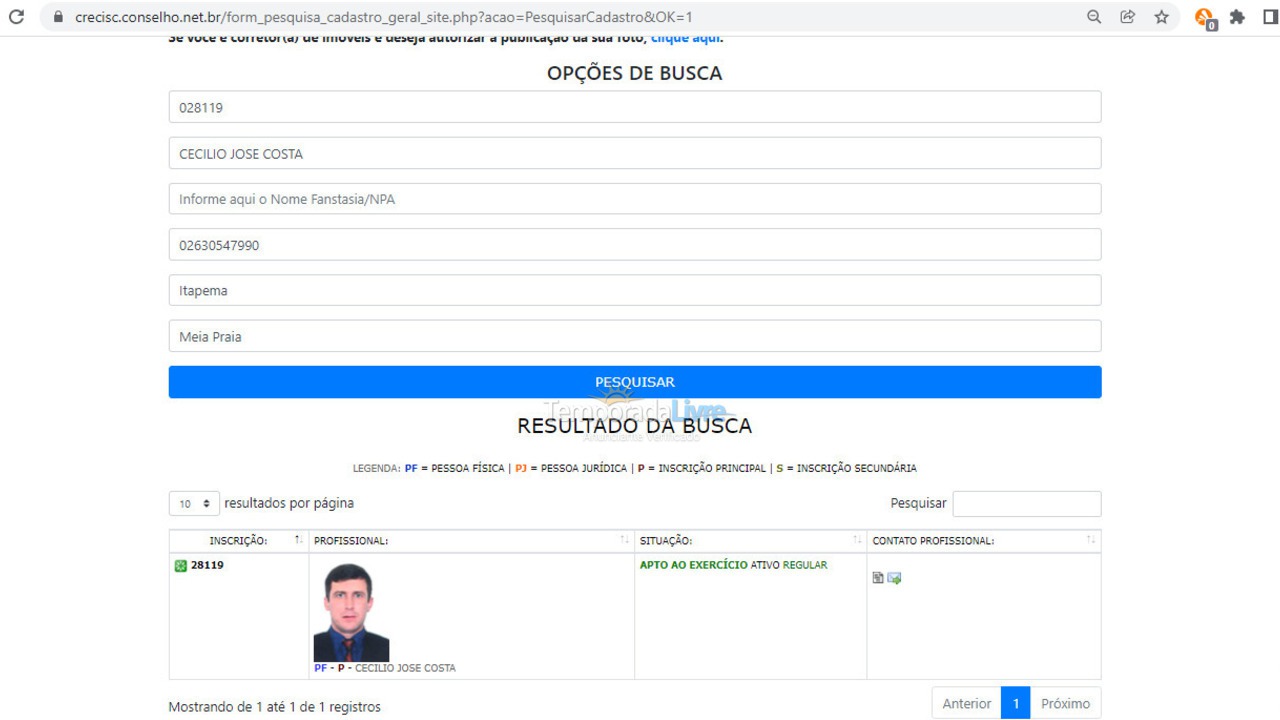 Apartamento para alquiler de vacaciones em Itapema (Morretes)