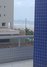 Vista lateral da sacada