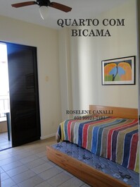 Quarto com bicama (2 camas de solteiro)