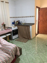 Cozinha conjugada com sala 