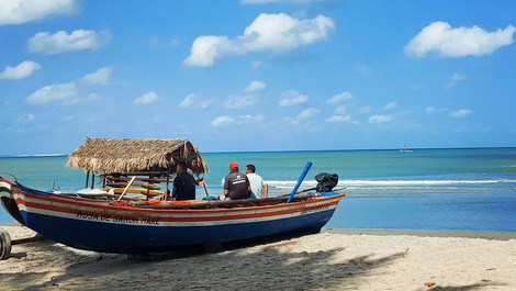 Praia principal de jericoacoara. 