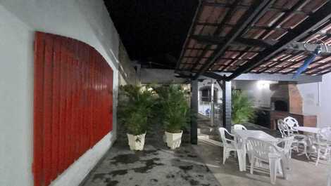 Visao ao longo garagem