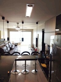 Cozinha sala tipo americana