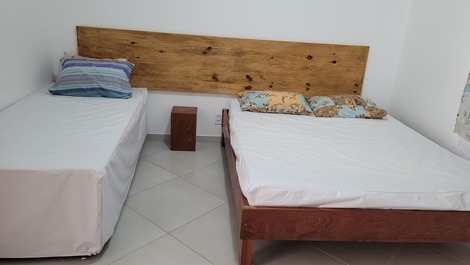 -Ap.tos 2 quartos luxo perto da praia taperapuan