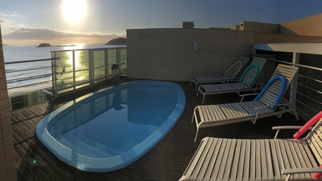 Amanhecer na praia de palmas! 