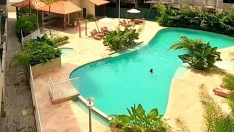 Paradise Resort Ubatuba-3 dormitórios, ar-condicionado, piscina Wi-Fi