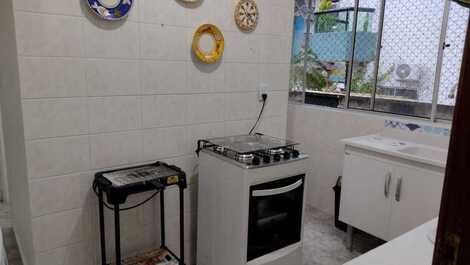 1 dorm Guilhermina. Wifi, aceito pet pequeno porte