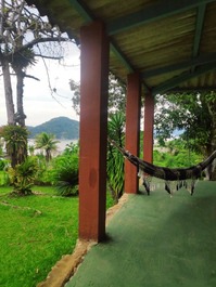 A vista da varanda é para a ilha do araújo