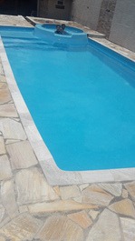 Casa com piscina hidromassagem e prainha - Itanhaém