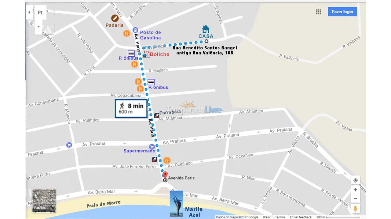 House for vacation rental in Guarapari (Praia do Morro)