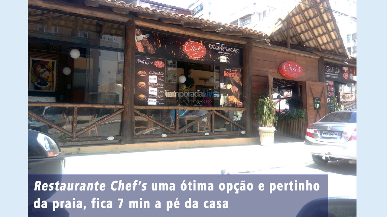 House for vacation rental in Guarapari (Praia do Morro)