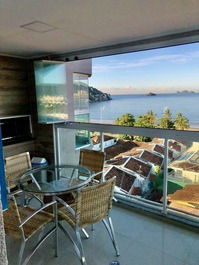 Apartment facing the sea 8 people 3/4 Barbecue and Wifi