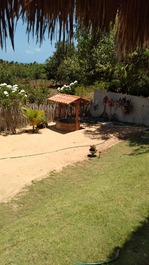 Casa de praia rústica com conforto e excelente localização