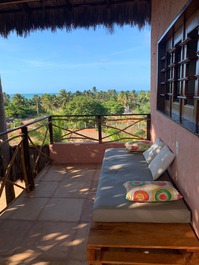 Casa de praia rústica com conforto e excelente localização