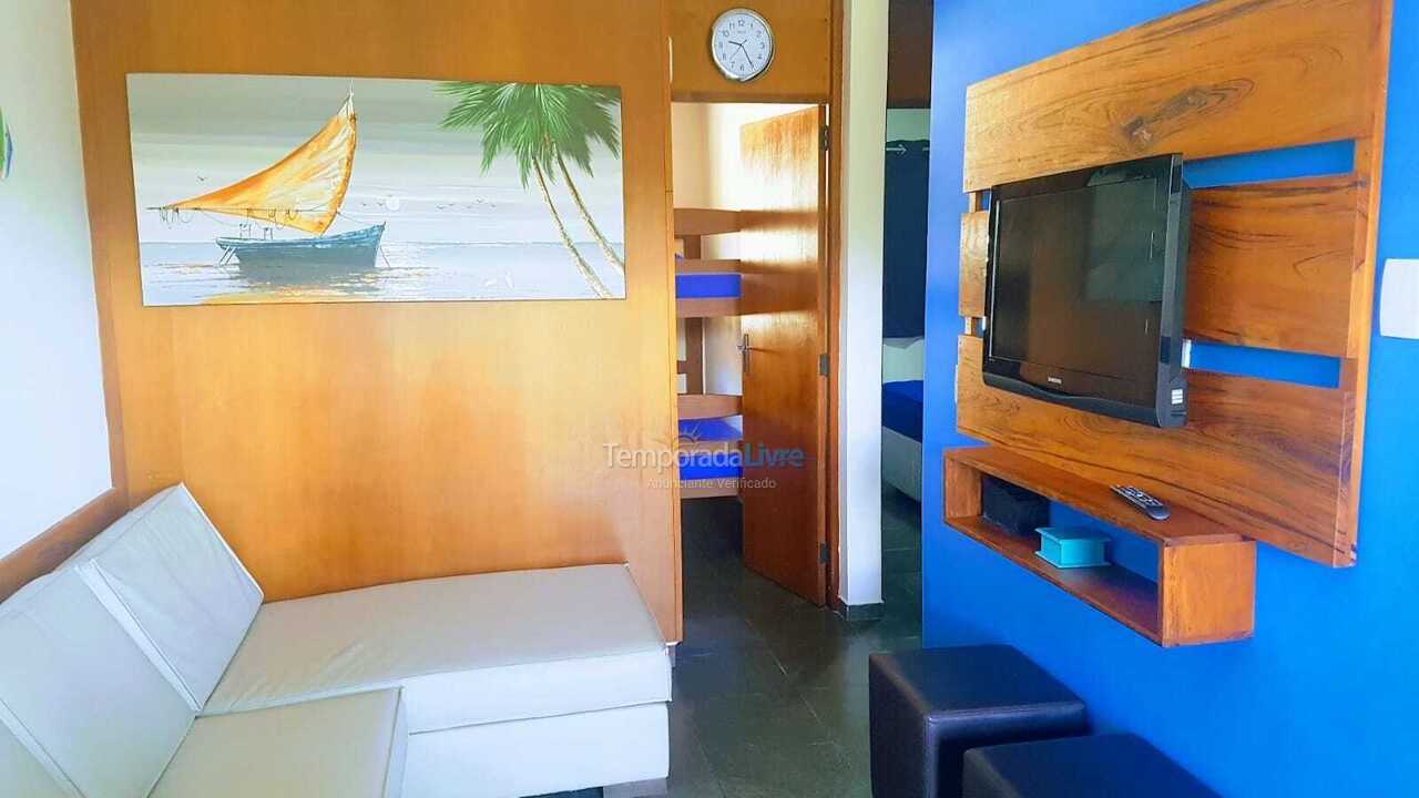 Apartment for vacation rental in Ubatuba (Praia das Toninhas)