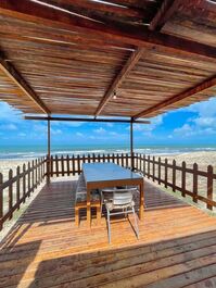 Rent great beach house, waterfront, on the beach of Uruaú