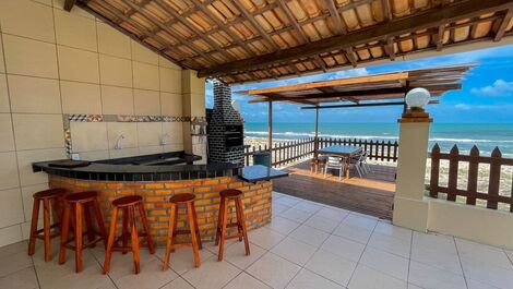 Rent great beach house, waterfront, on the beach of Uruaú