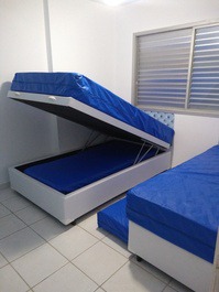 Apto Guarujá 20m from the sand with beach service