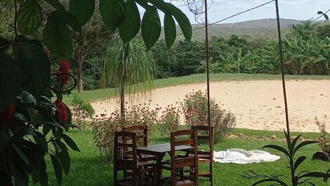 Holiday home with natural pool and waterfall