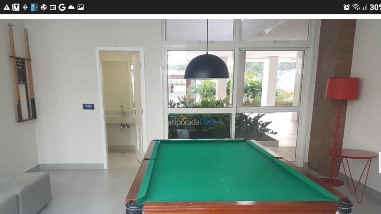 Apartamento para alquiler de vacaciones em Bertioga (Praia da Enseada)