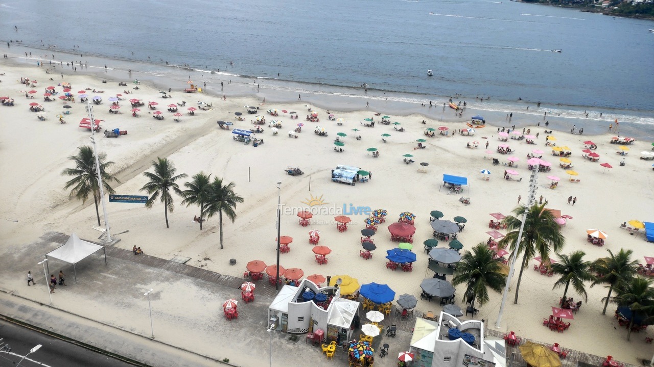 Apartment for vacation rental in São Vicente (Gonzaguinha)