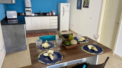 Copa e cozinha integrada