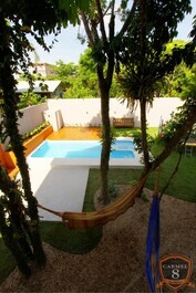 CASA CON PISCINA, 03 DORMITORIOS, PARA 08 PERSONAS A 200m DE PLAYA MARISCAL