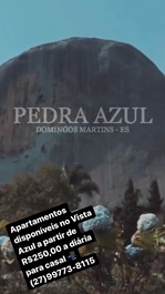 Temporada Vista Azul em Pedra Azul Apartamento Ar Split Elevador Vaga
