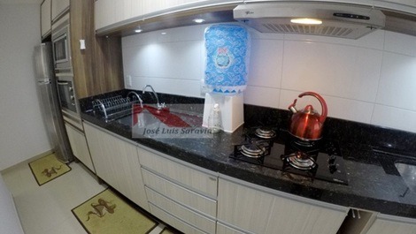 Apartamento novo e completo, para 6 pessoas, com 3 ar condicionado!