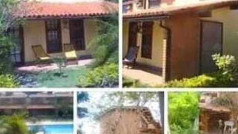 House in Cond.240m.Geribá Beach,Búzios,Swimming pool4qts