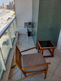 Ap de 3 quartos, 2 banheiros, vista total p/o mar, C/Wi-fi, C/Garagem