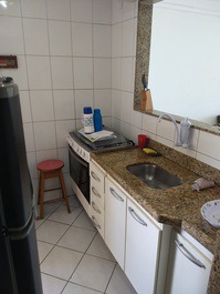 Ap de 3 quartos, 2 banheiros, vista total p/o mar, C/Wi-fi, C/Garagem