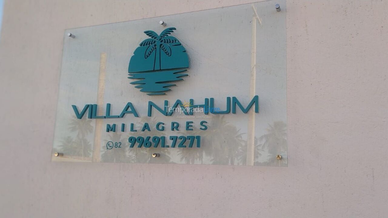 Apartamento para alquiler de vacaciones em São Miguel dos Milagres (Centro São Miguel dos Milagres)