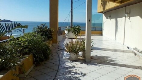 COBERTURA P/11 PESSOAS NA AV. DE BOMBAS, 50M DA PRAIA, VISTA MAR