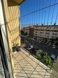 Varanda com sol da tarde