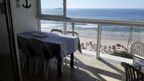 Refeições no terraço